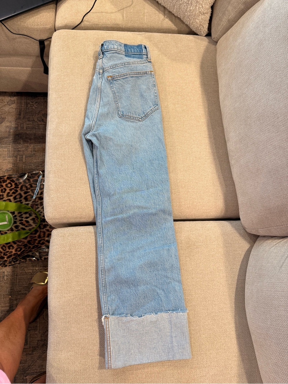 Abercrombie & Fitch Light Blue High Rise Jeans